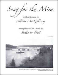 Song for the Mira P.O.D. SSAA choral sheet music cover Thumbnail